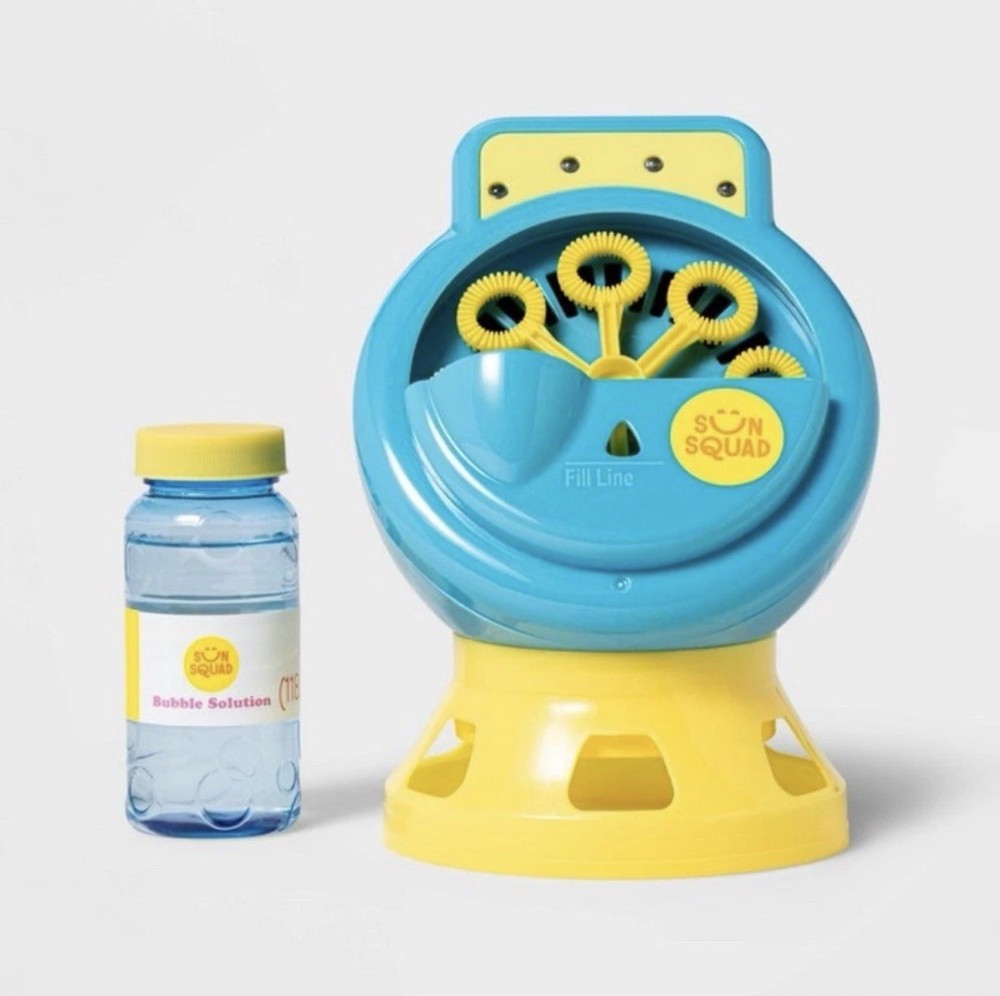 Light-Up Bubble Maker - Sun Squad- w/ 4 Fl Oz. Bottle