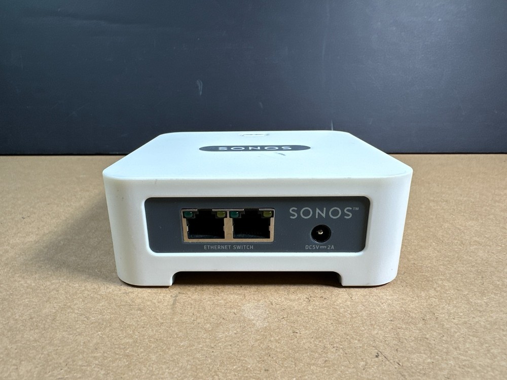 Sonos Bridge Wireless Streaming HiFi System Ethernet Switch Network, No Cords
