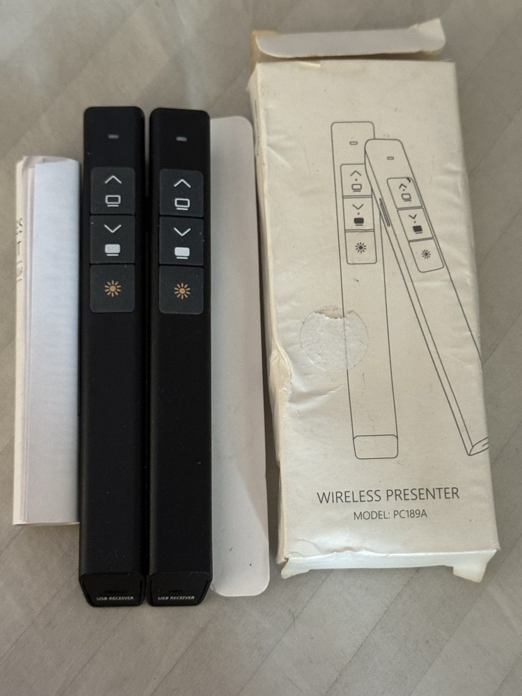 VicTsing 2pcs Presentation Pointer PC189A - 2.4GHz - New!