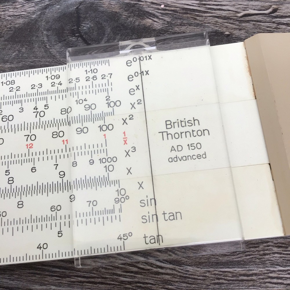 Slide Rule Vintage British Thornton