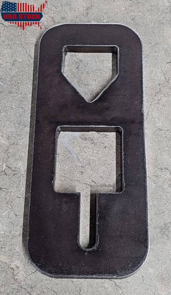 T POST PULLER - HEAVY DUTY  3/8" - PLATE ONLY - USE WITH CHAIN / JACK / TRACTOR