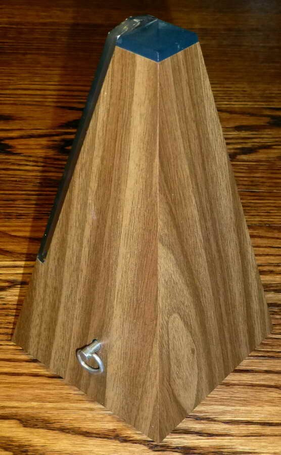 Wittner Metronome Model 804 K Germany - Boxed, Working, Plastic Walnut Grain