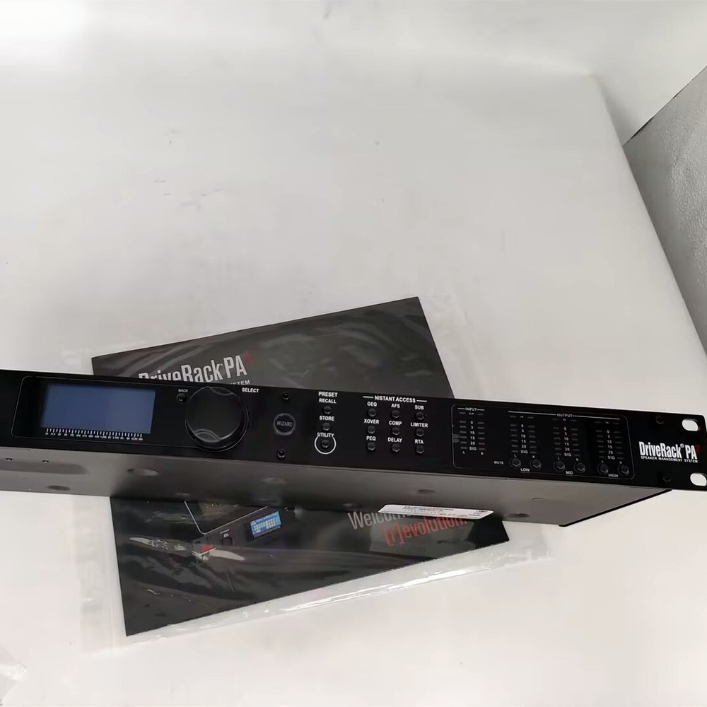 DriveRack PA2 Complete Loudspeaker Management System Black