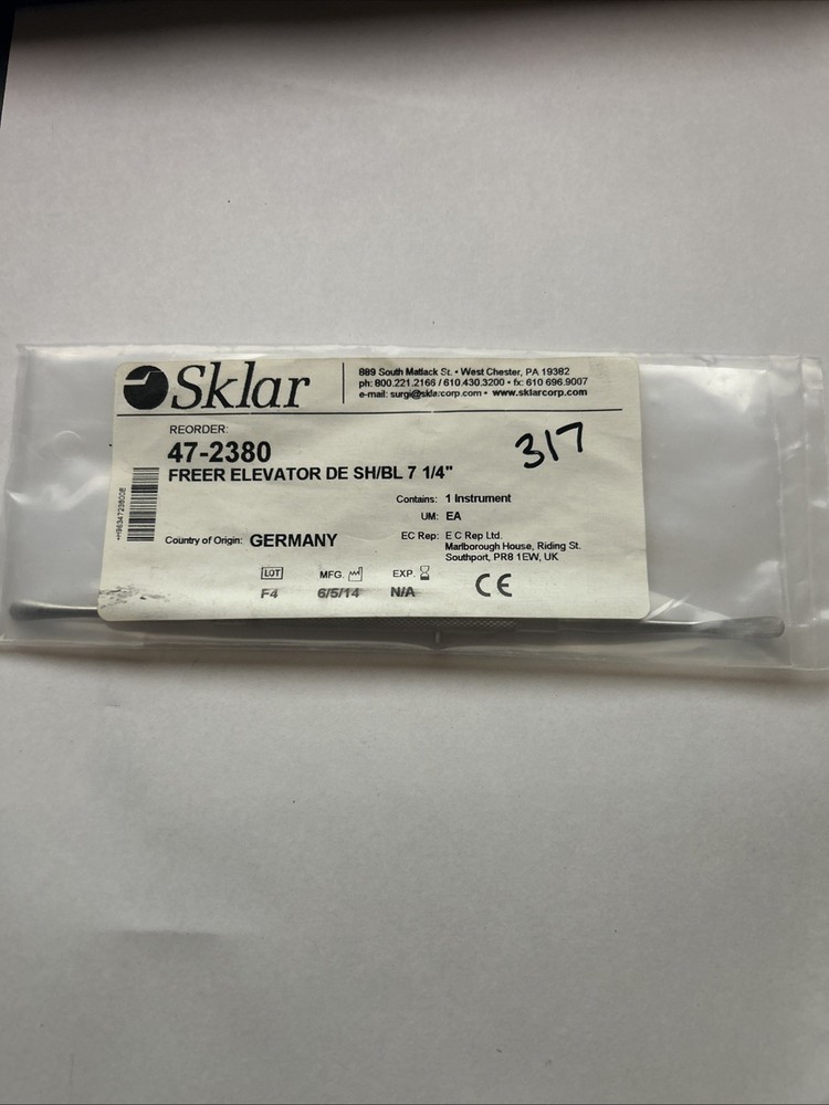 47-2380  Sklar® Freer Elevator -