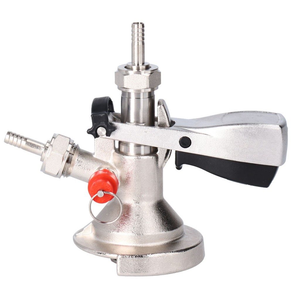 Beer Keg Tap Distributor G5/8 A Type Coupler Connector With Relief Valve Brewing