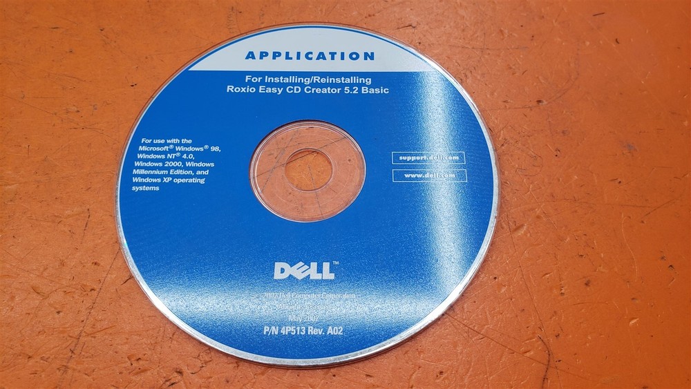 ⭐️⭐️⭐️⭐️Dell Application Roxio Easy CD Creator 5.2 Basic Reinstalling Disc Only