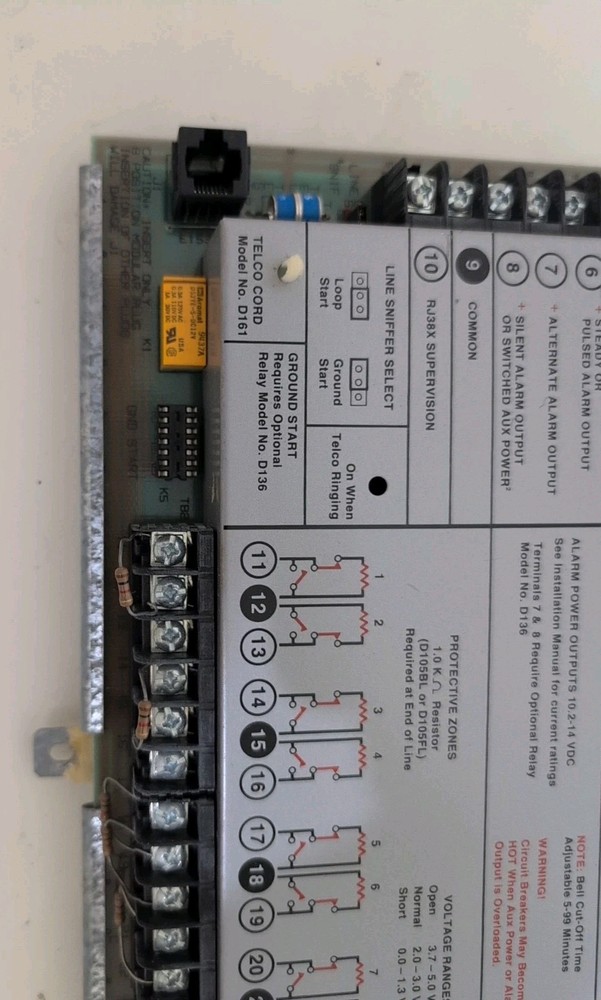 Radionics D8112 Alarm Panel Control / Communicator Board New Open Box