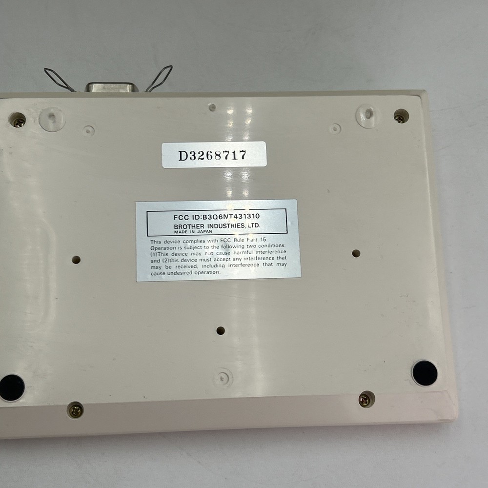 Brother PPD-120 KnitKing Pattern Programming Device Machine Cartridge III Boxed