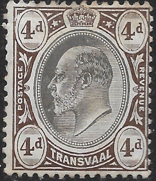 1904 TRANSVAAL SC#273 MH OG VF