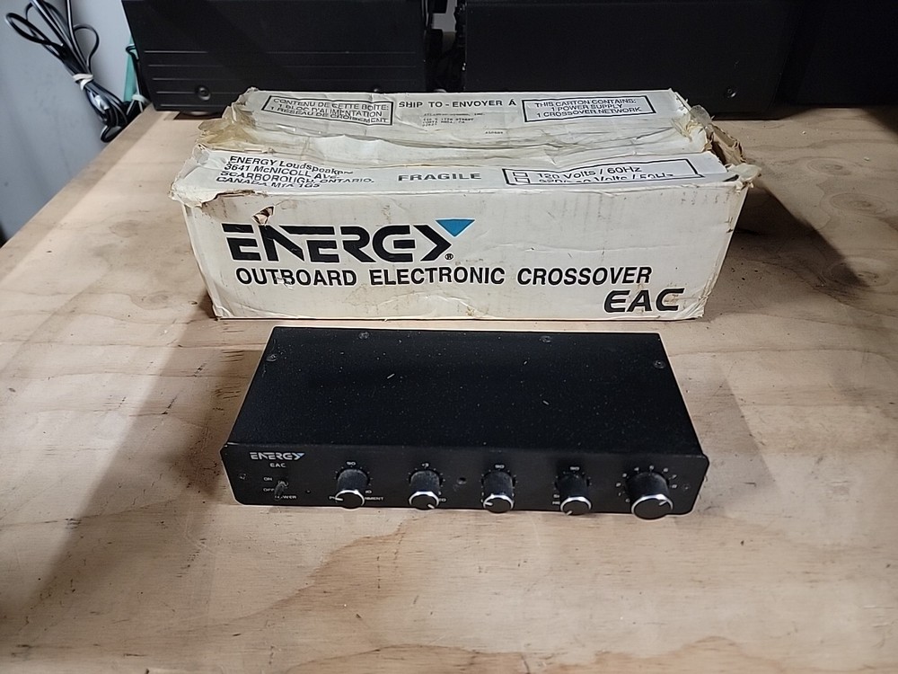 Energy Outboard Electronic Crossover With Box