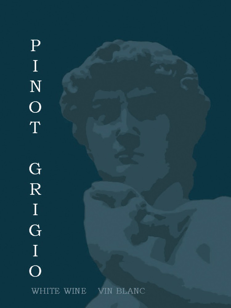 Pinot Grigio Wine Labels 30/Pack Varietal Collection