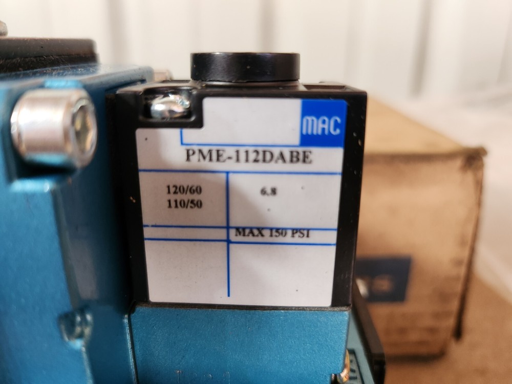 NEW MAC 6511B-512-PM-112DA Solenoid Valve