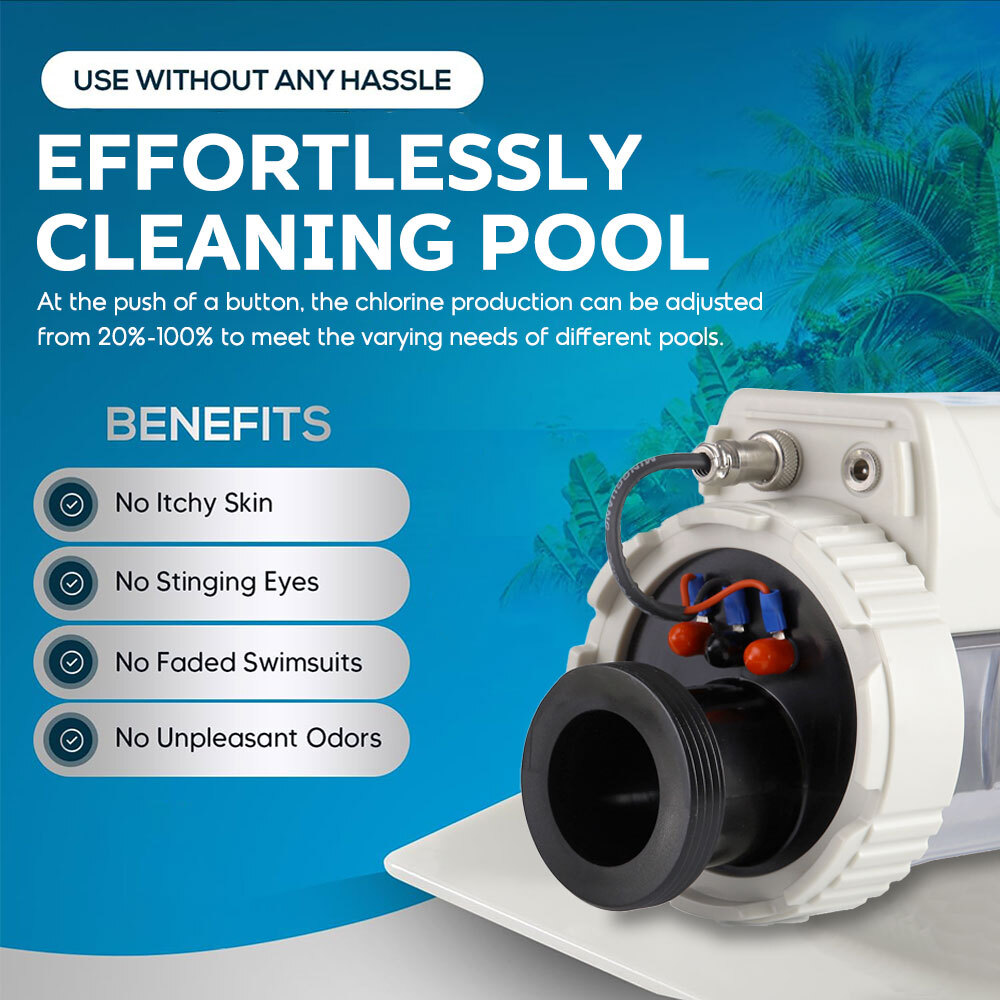 Salt Chlorine Generator Pool Water Complete Salt Chlorinator System for Hayward