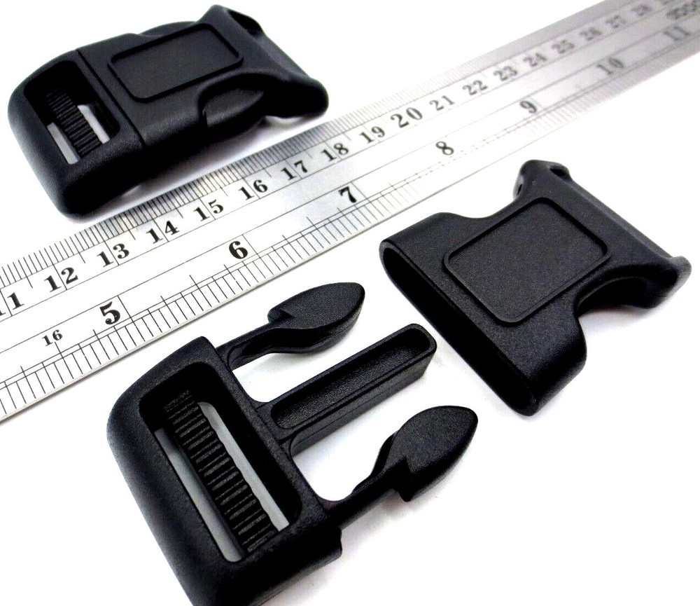 Backpack Strap Buckle Fits 25mm, 1" Wide Strap Webbing, Durable! Free Shipping!