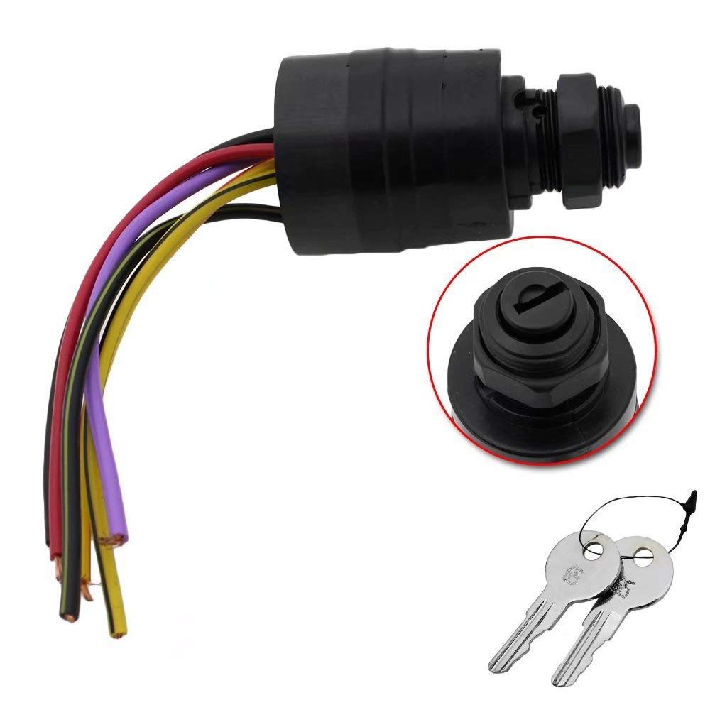 Boat Ignition Switch with Key for Mercury, Replace Boat Engine Ignition Switch
