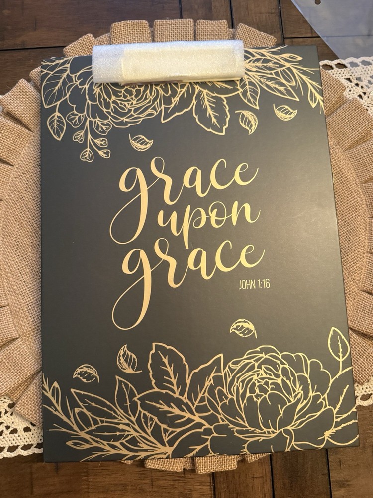 Paper Studio "Grace Upon Grace" Clipboard/Notebook