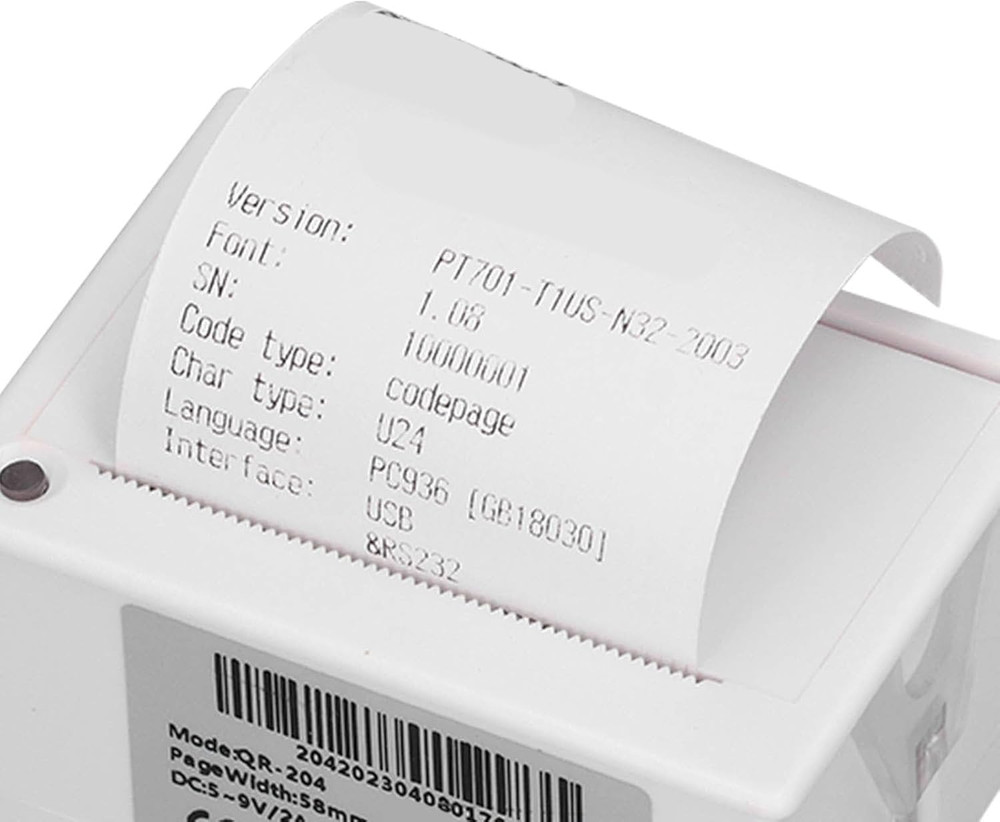 Thermal Receipt Printer 80Mm USB Serial LAN Port, ESC POS Command Support Cash D