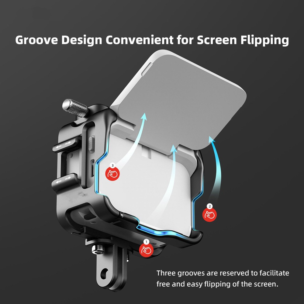 Frame Cage Extended Protective Case For Insta360 GO 3 Action Camera Accessories
