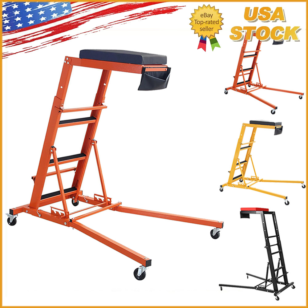 Foldable Automotive Topside Creeper 400LBS Adjustable 48" to 66" Engine Creeper