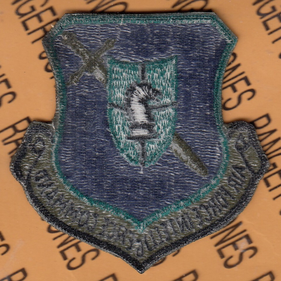 USAF Air Force Intelligence Command AFIC OD Green BDU ~3" patch c/e Type A