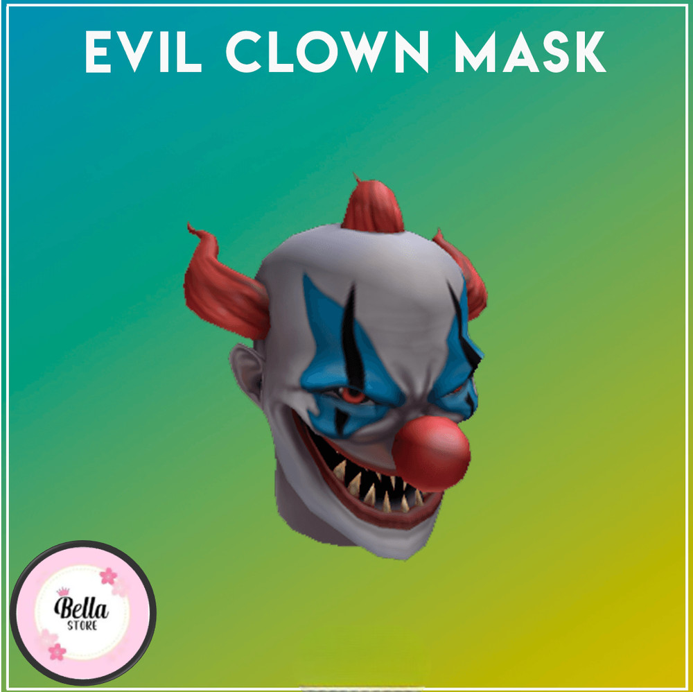 ROBLOX - Evil Clown Mask | All Platforms - GLOBAL 🌎 CODE !!!