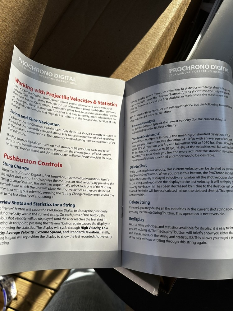 ProChrono Digital Chronograph by Competition Electronics