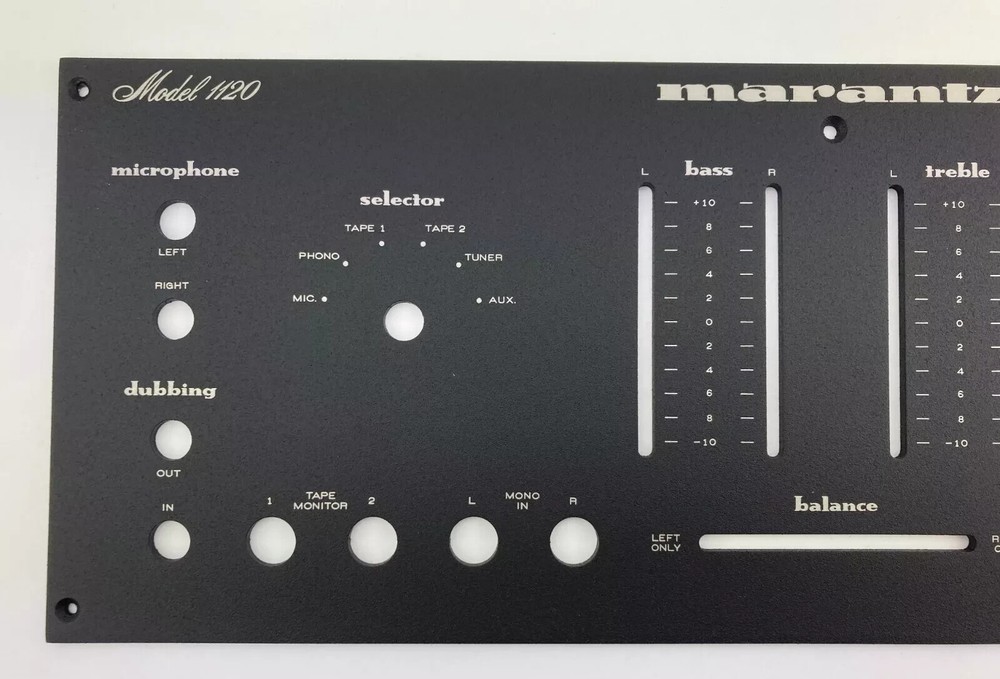 New! Marantz 1120 Receiver Front Panel Faceplate (Face Plate)
