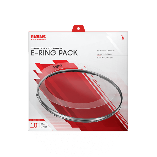 Evans E-Ring Tone Control Rings, 2 pc. 10" x 1", E10ER1