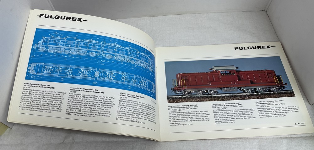Vintage Fulgurex Brochure - Model Trains 1970
