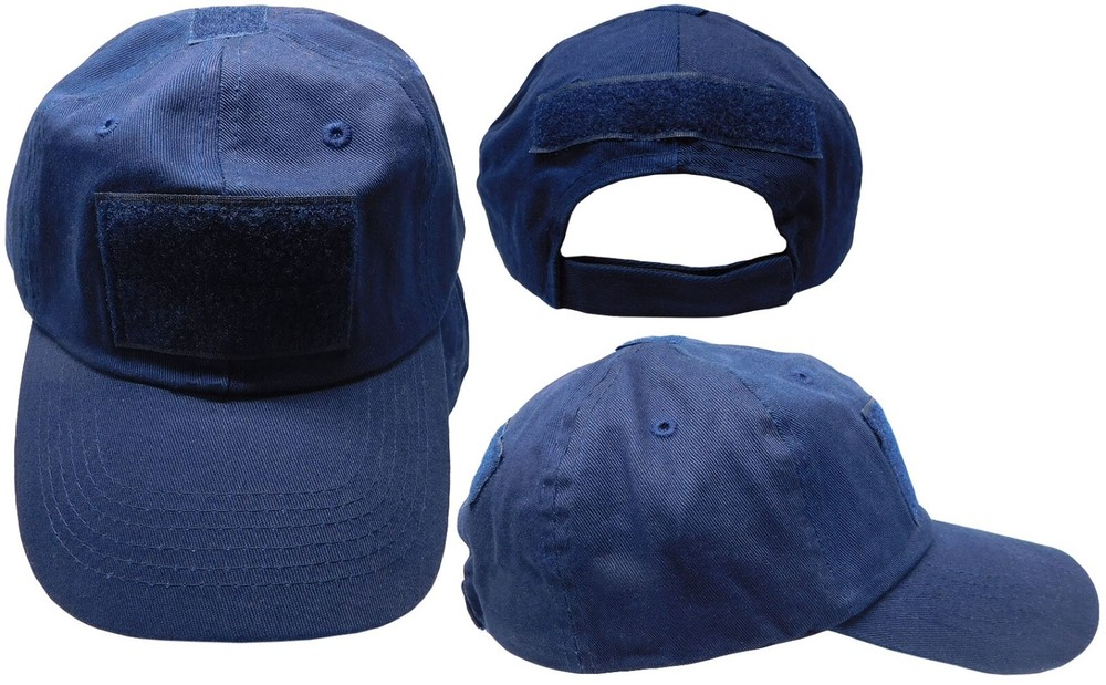 Military Blue Operator Operators Tactical Cap Hat Patch adjustable strap