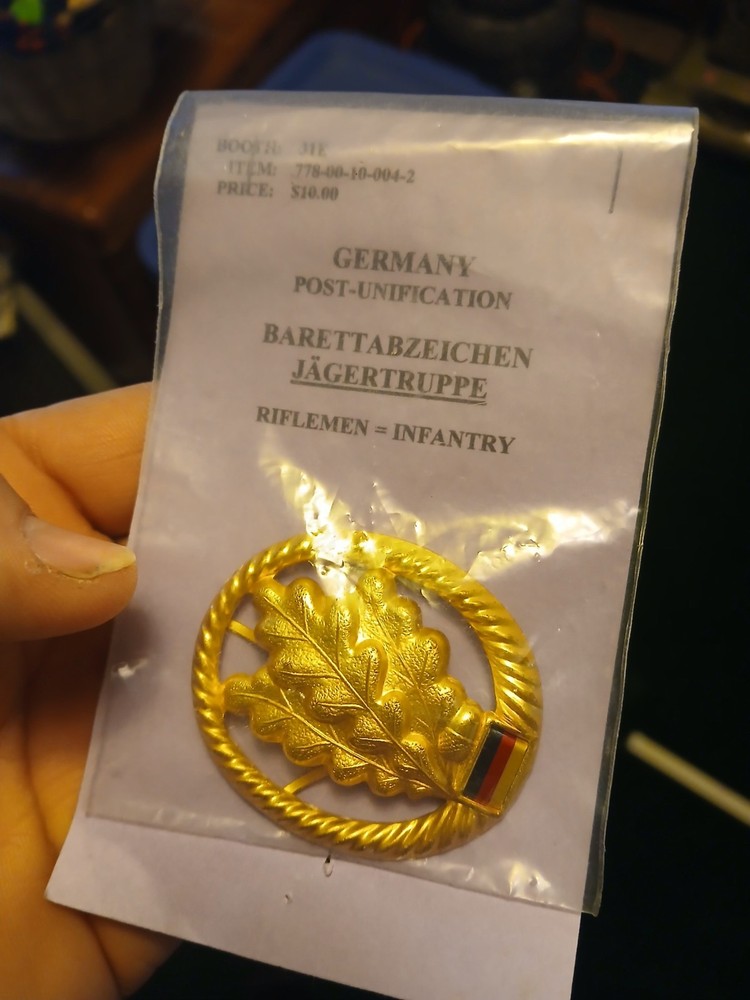 Post Unifacation  Ww2 German Infantry Badge