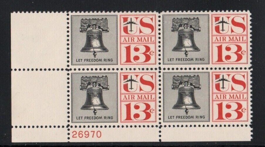 SCOTT # C-62--MINT Plate Block--MNH-OG-VF