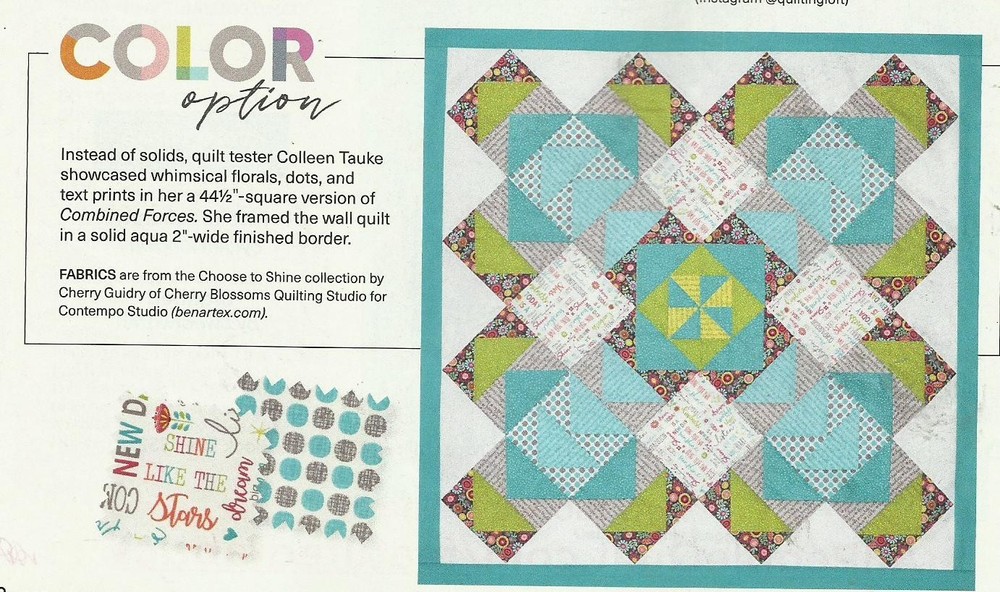 B0426 COMBINED FORCES WALLHANGING PATTERN/INSTRUCTIONS