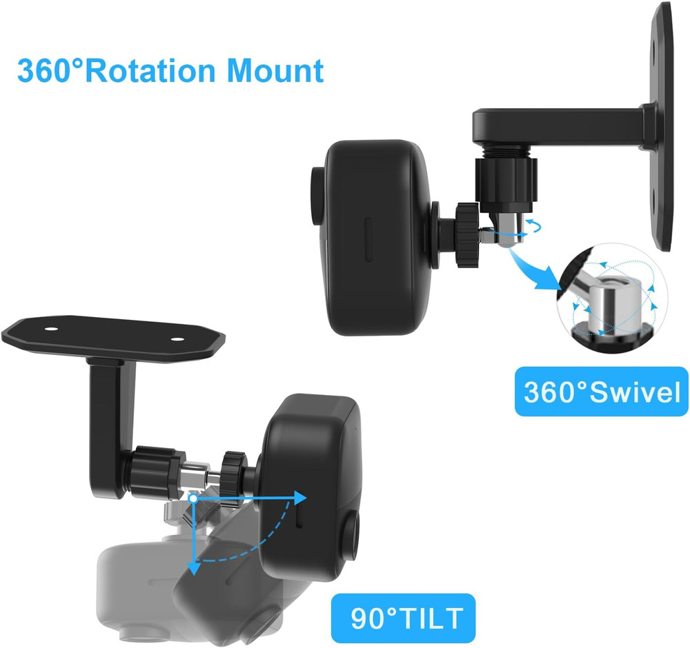 2Pack Adjustable Security Wall Mount Bracket for Blink Outdoor 4 (4Th Gen) / (3R
