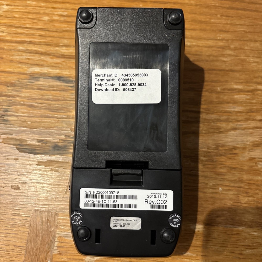 First Data FD130 DUO Credit Card Terminal