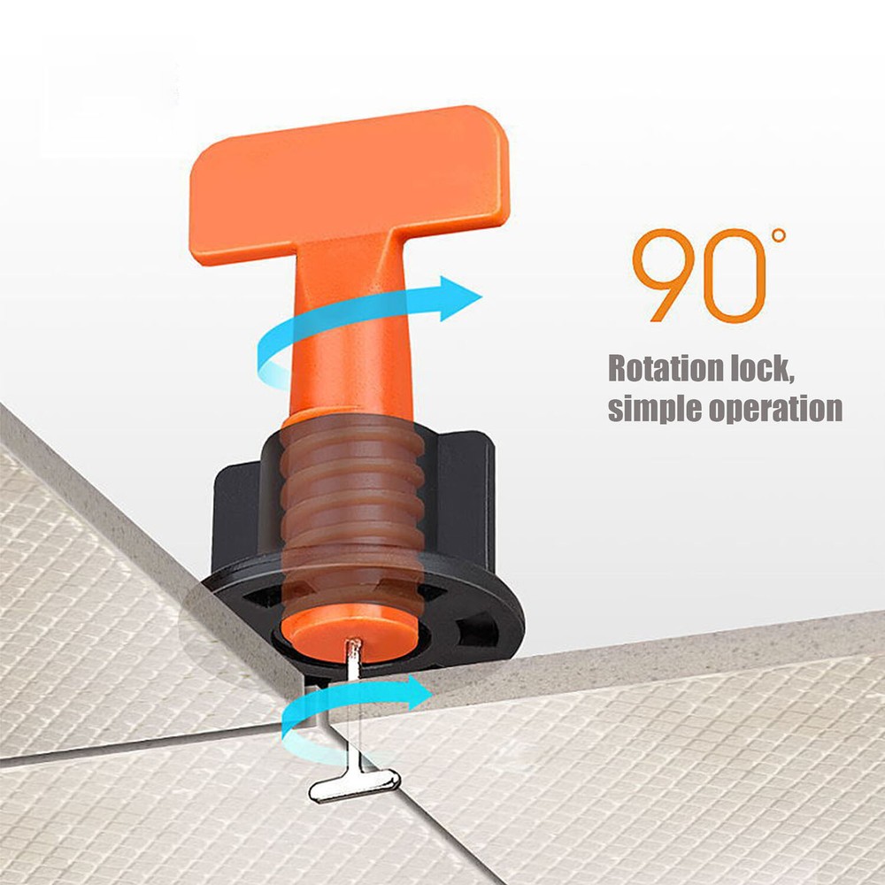 500pcs x Tile Leveling System 1/16" Reusable Tile Leveling Installation Tools