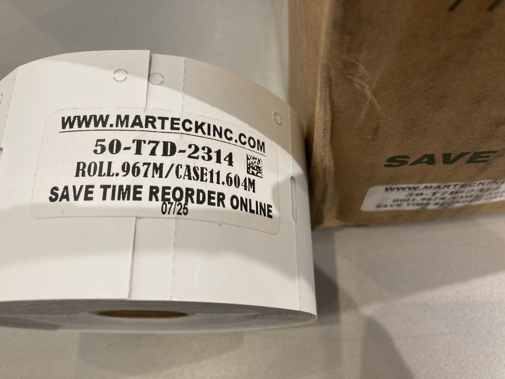 Marteck Tickets for Zebra LP 2844