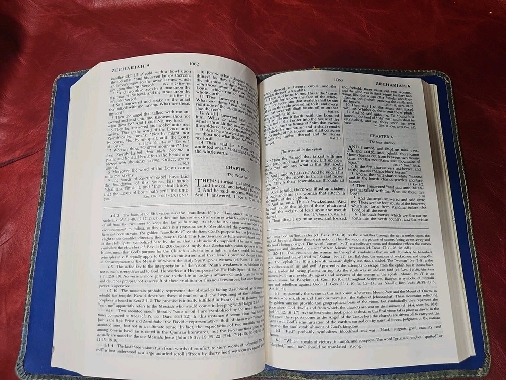 Criswell Study Bible Rebound with Liner Cowhide Nice! Stitched Parameter Nice!