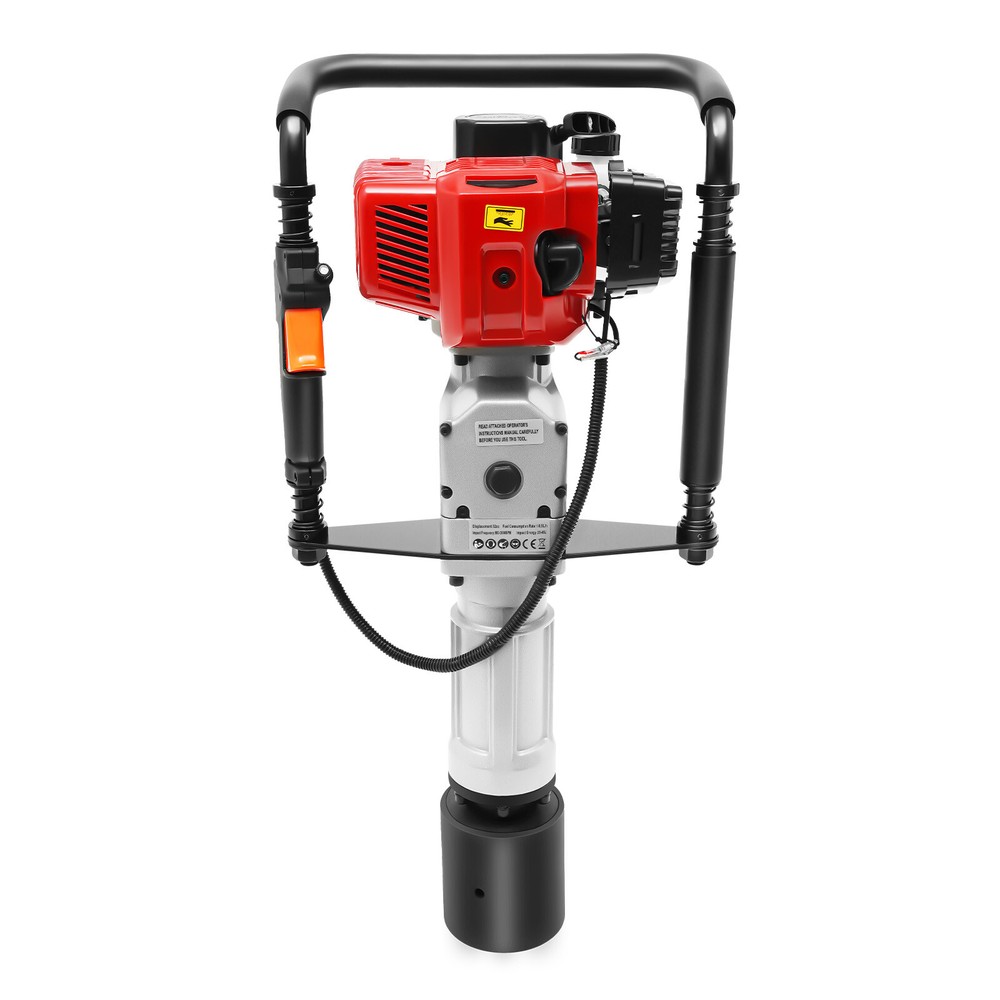 Mixed Oil Powered Pile Driver 52 CC Post Driver Two Stroke Post Driver Air Cool