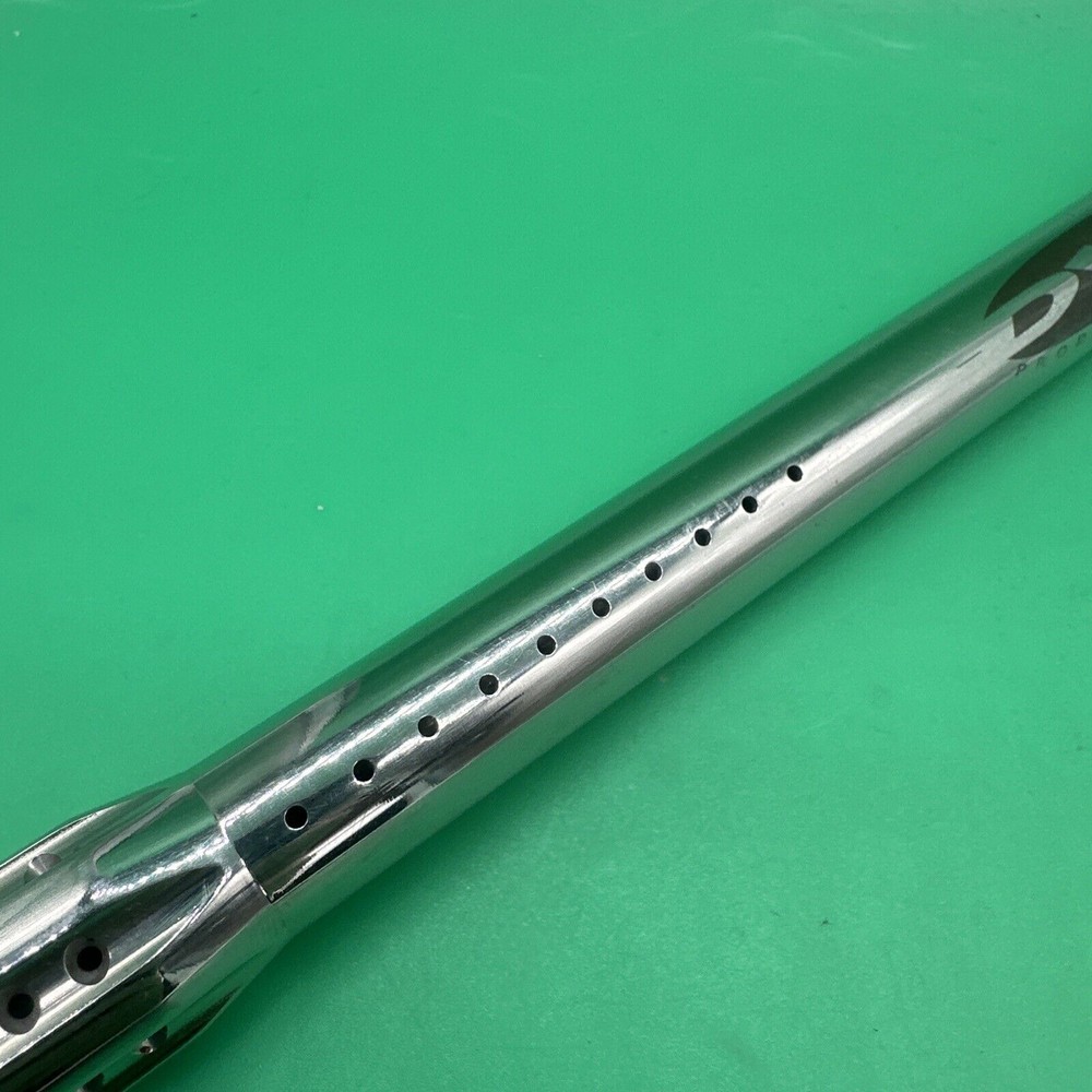 Dye Stainless Paintball Barrel Back - 12” Silver - Spyder