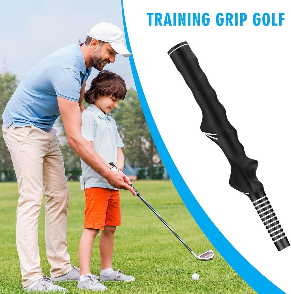 2 PCS Durable Right Hand Golf Swing Training Grip Aid Standard Teaching Trainer