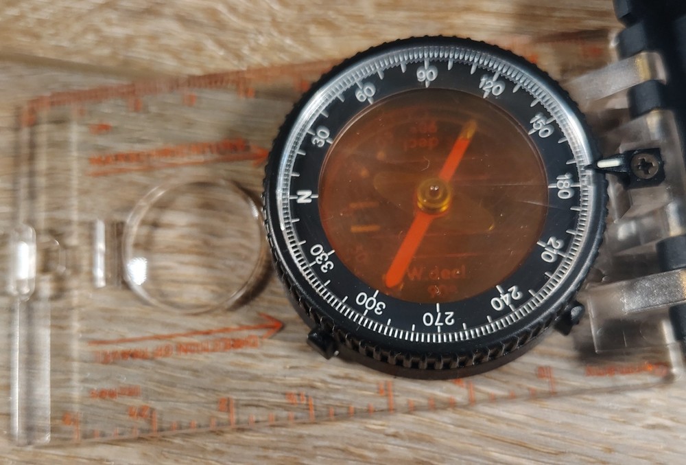 Made In Germany Mirror Sighting Compass
