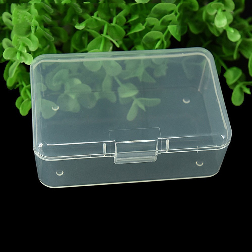 1pcs Plastic Clear Transparent Storage Collections Container Box Case Holder