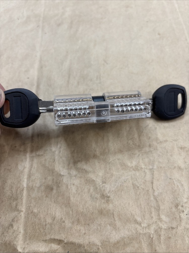 Lucite Cylinder Deadbolt Training Lock