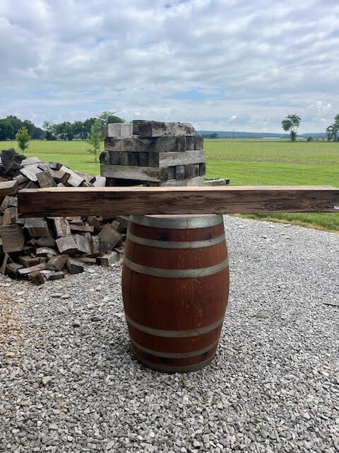 134 Fireplace Mantle Beam 72"x6"x6" Solid, Rustic, Salvage
