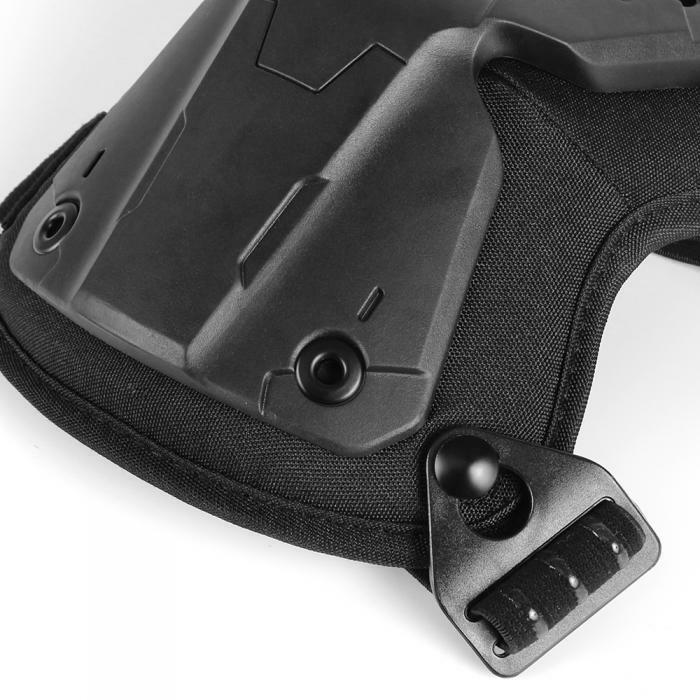 LayLax Airsoft Battle Style [ KNEE SHIELD ] Knee pad protector Not falling down