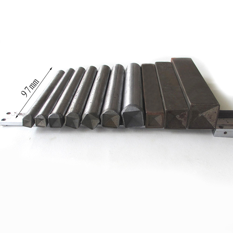 Leather Crafts Square Pyramid Rivets Studs Setter Tools 5 6 7 8 9 10 12mm