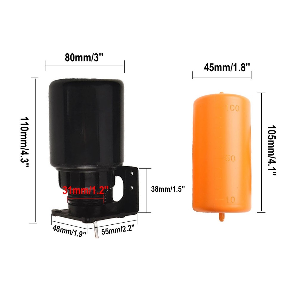 Water Level Sensor Float Switch for Reliable Control in AC 240V Systems