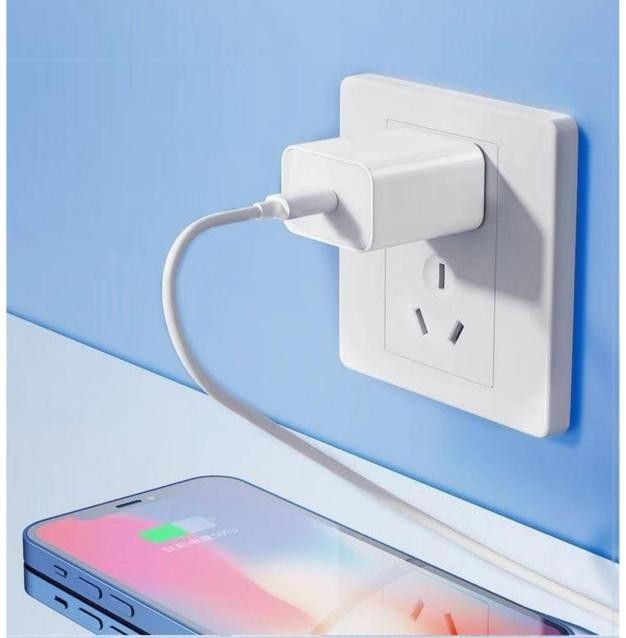 30W USB-C Power Adapter + Free Cable PD Super Fast Charging Block iPhone Android