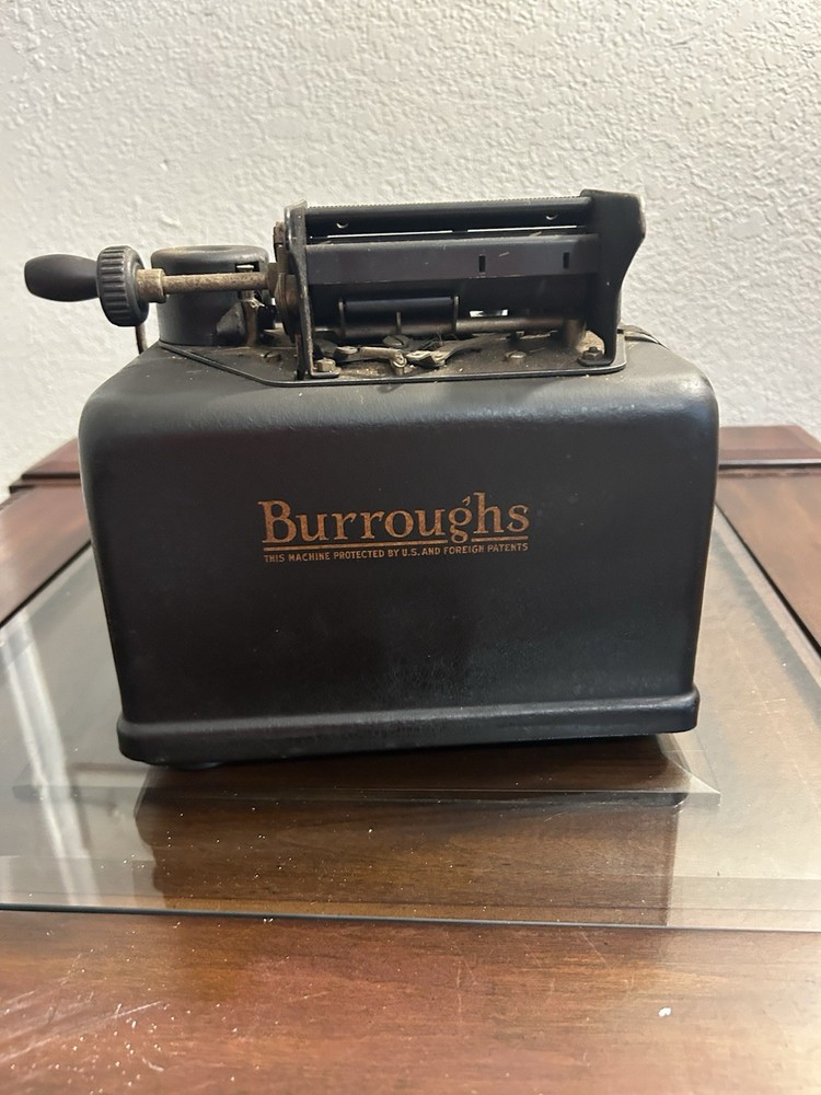 Burrough's Portable Adding Machine Not Working Condition